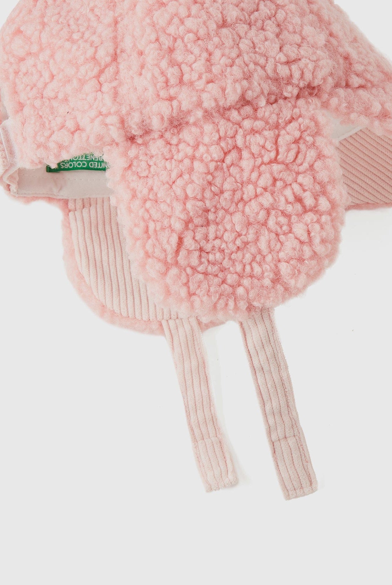 يونايتد كولورز اوف بينيتون قبعة صوف بأغطية للأذن رضع بناتي