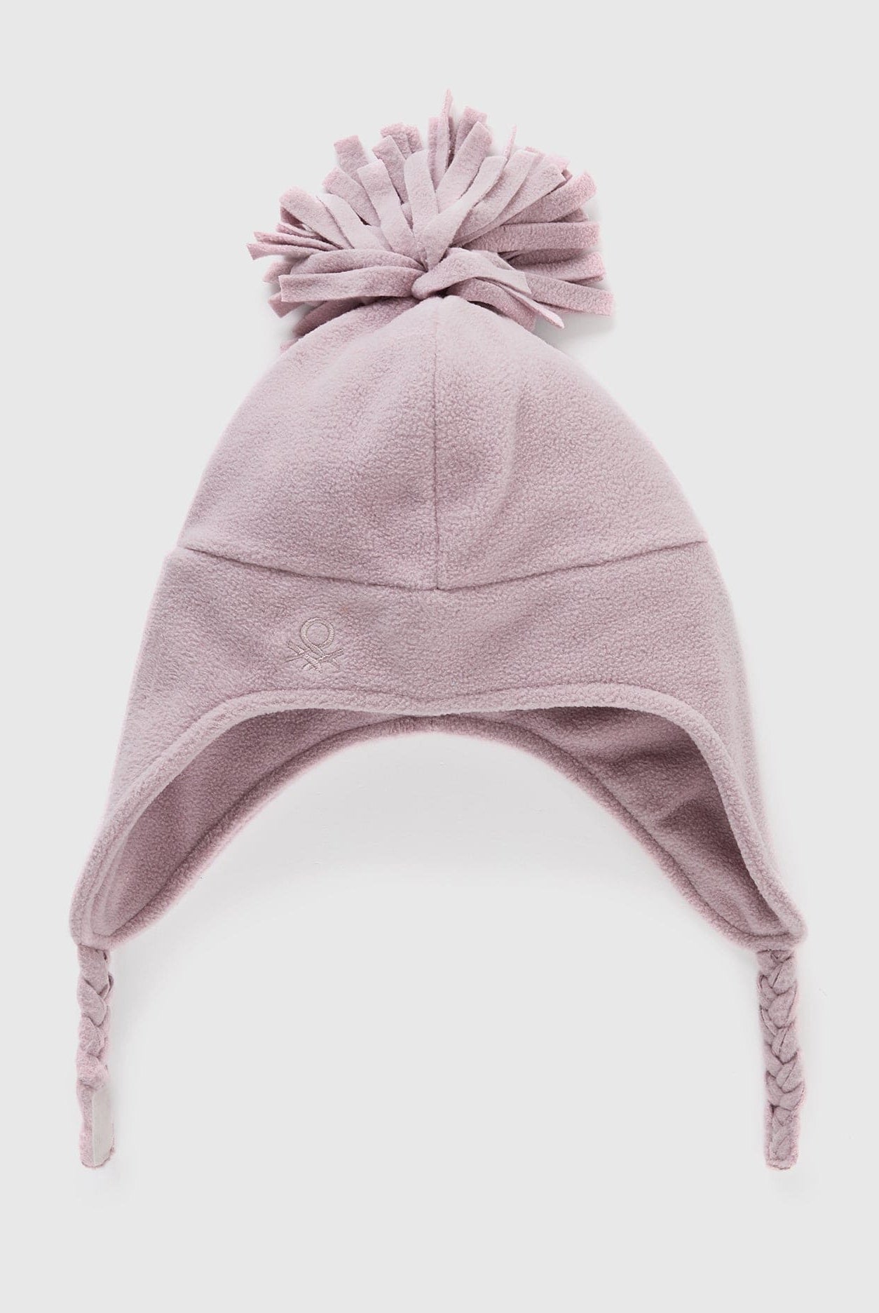 يونايتد كولورز اوف بينيتون قبعة بغطاء للأذنين وزينة بوم بوم أطفالي