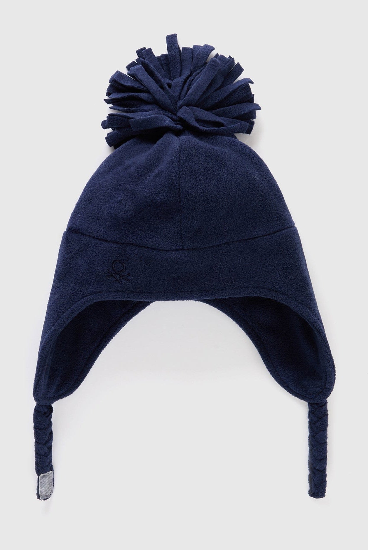 يونايتد كولورز اوف بينيتون قبعة بغطاء للأذنين وزينة بوم بوم أطفالي