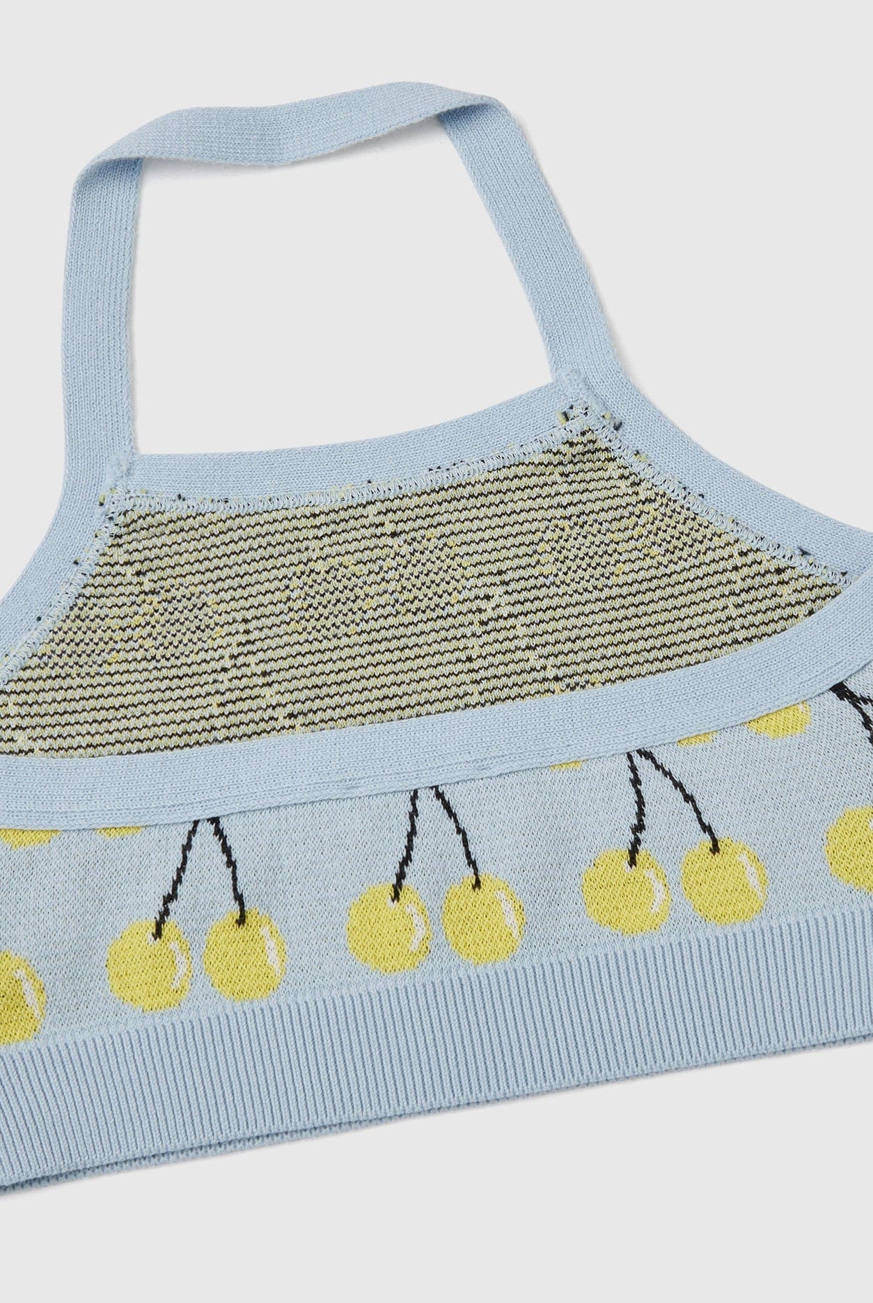 يونايتد كولورز اوف بينيتون توب قصير بنقشة فواكه كرز بناتي