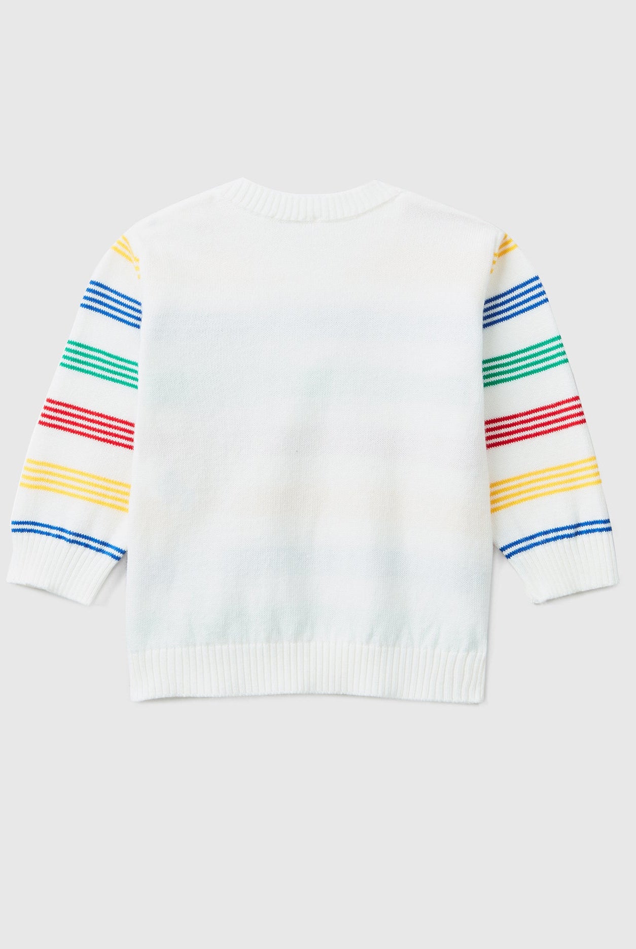 يونايتد كولورز اوف بينيتون بلوفر مخططة بالعرض قطن كم طويل رضع