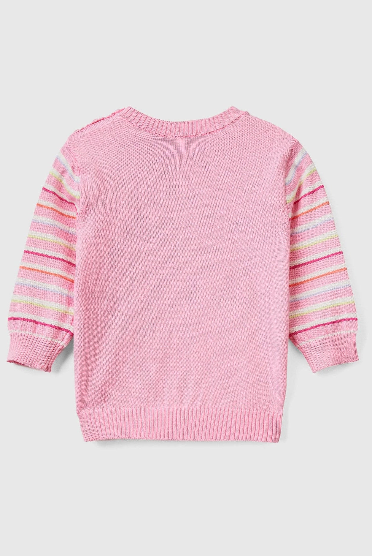 يونايتد كولورز اوف بينيتون بلوفر مخططة بالعرض قطن كم طويل رضع