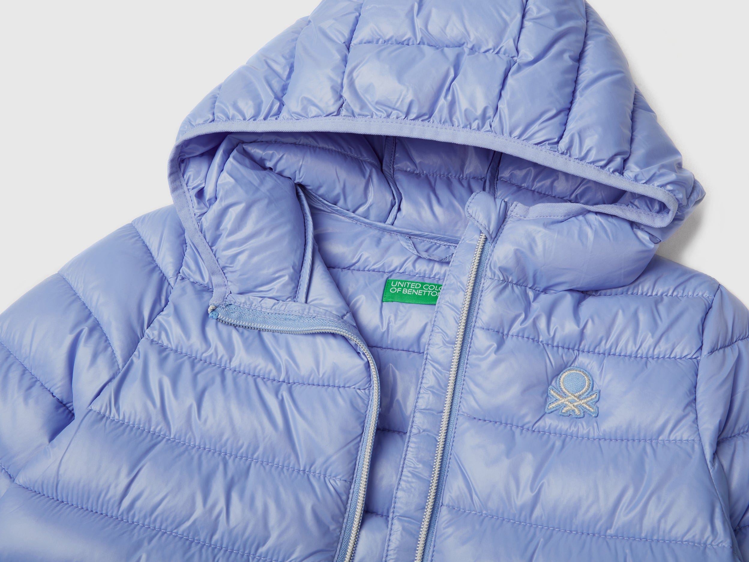 يونايتد كولورز اوف بينيتون سترة بافر بناتي بغطاء رأس