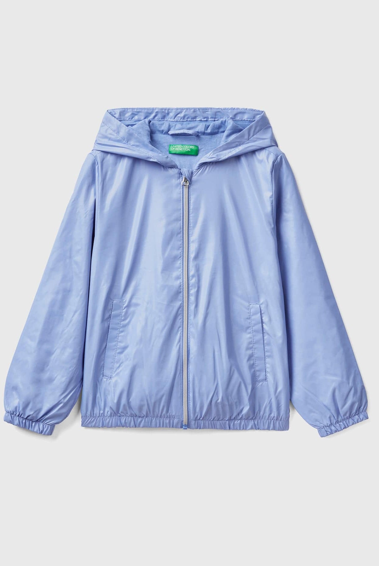 يونايتد كولورز اوف بينيتون جاكيت اطفالي ضد المطر خفيف بغطاء للرأس