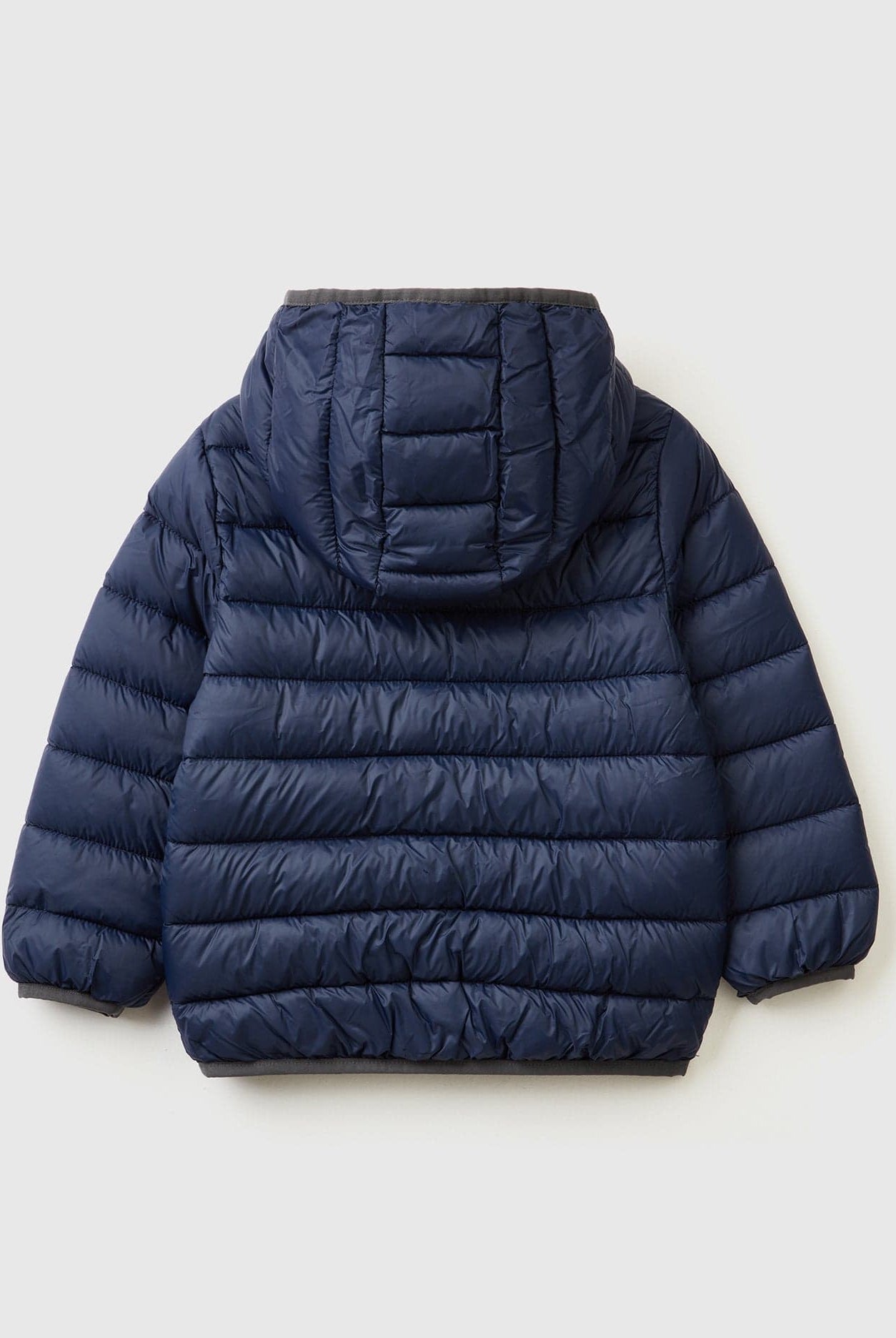 يونايتد كولورز اوف بينيتون جاكيت مقاوم للمطر نايلون بسحاب بف أطفالي