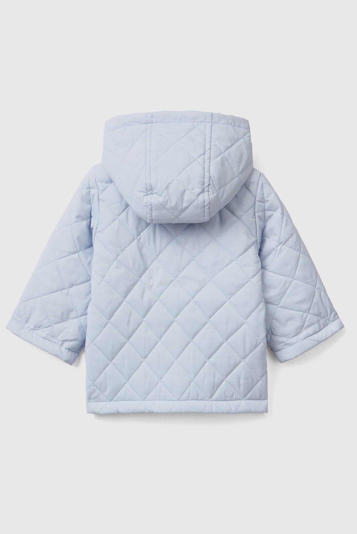 يونايتد كولورز اوف بينيتون جاكيت رضع مبطن بغطاء للؤرأس