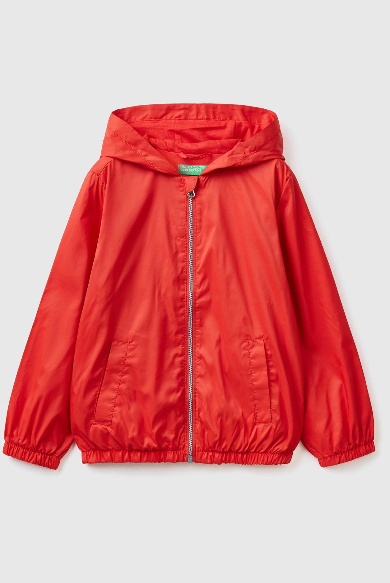 يونايتد كولورز اوف بينيتون جاكيت اطفالي خفيف بغطاء للرأس