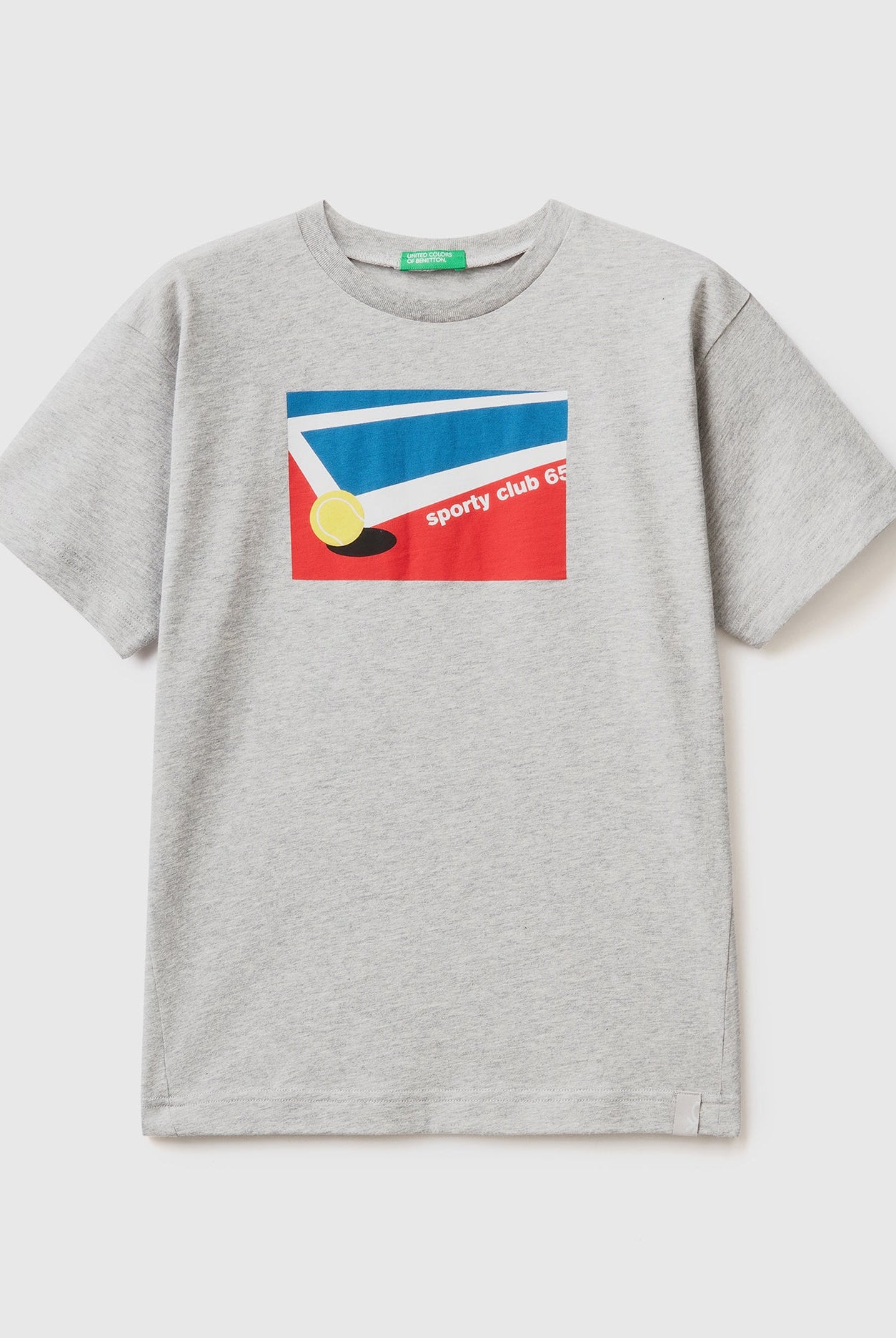 يونايتد كولورز اوف بينيتون تي شيرت بطبعة تنس نص كم أطفالي