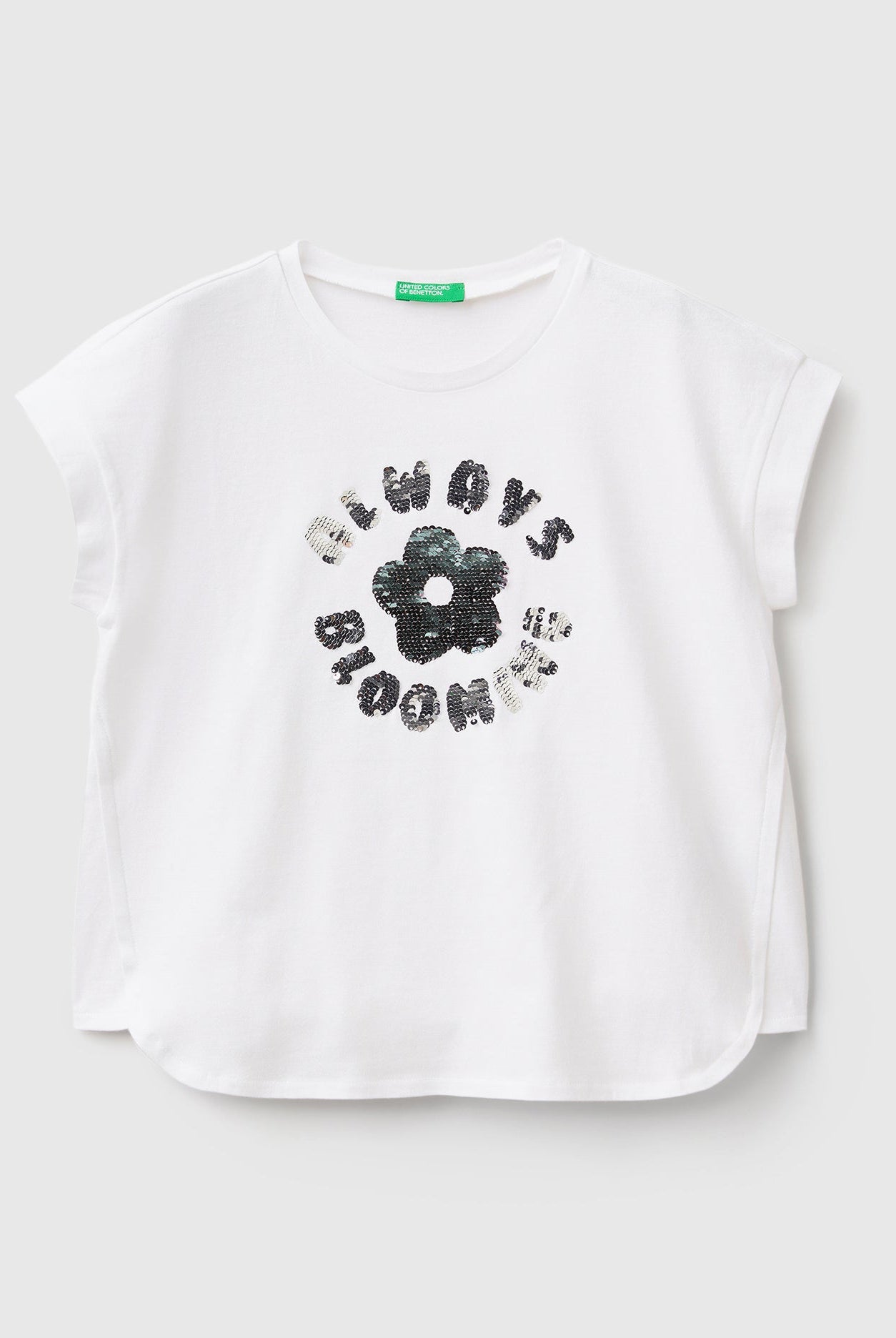 يونايتد كولورز اوف بينيتون تي شيرت بترتر نص كم أطفالي