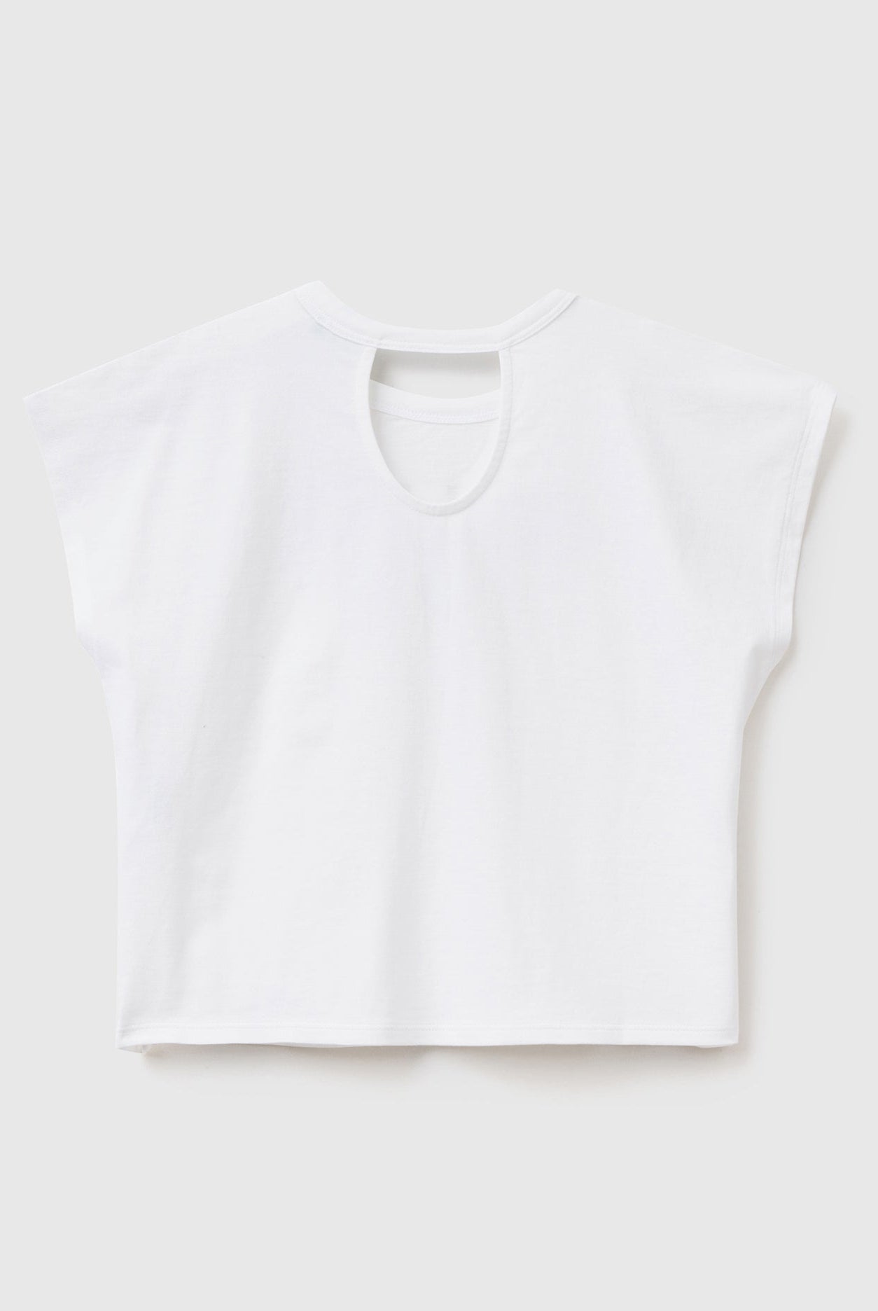 يونايتد كولورز اوف بينيتون توب بطبعة أمامية كم قصير أطفالي