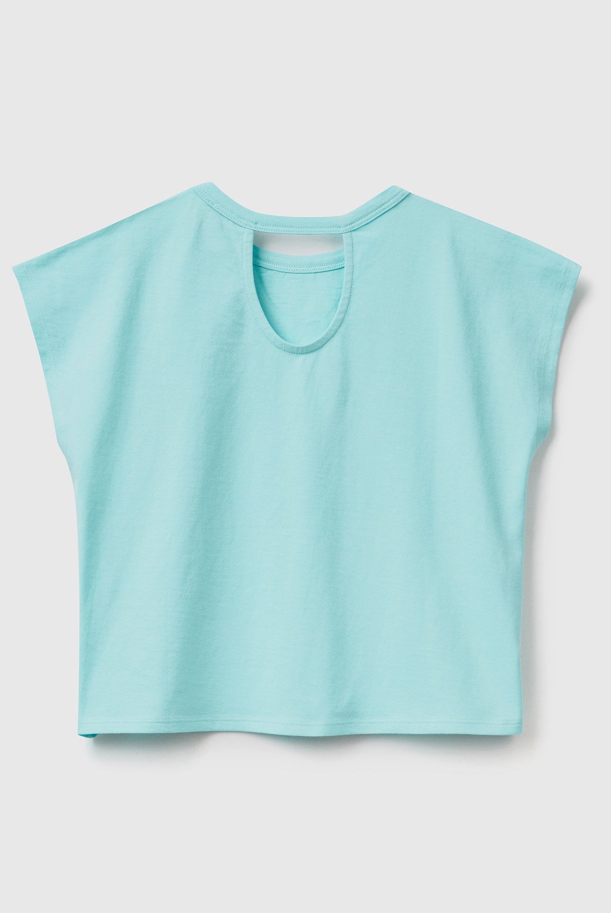 يونايتد كولورز اوف بينيتون توب بطبعة أمامية كم قصير أطفالي