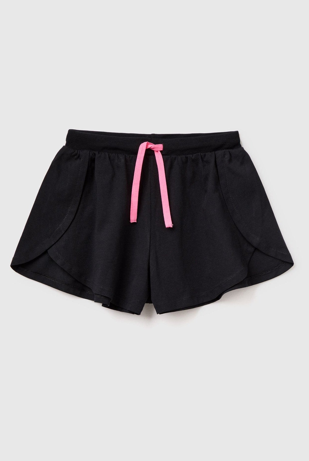 يونايتد كولورز اوف بينيتون شورت رياضي برباط وردي بناتي