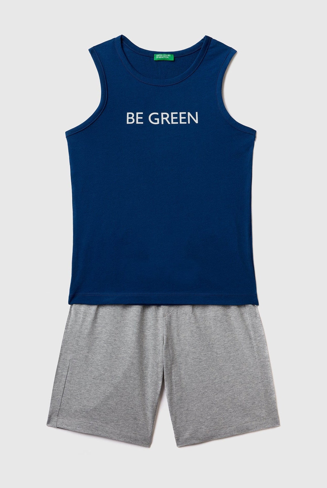 يونايتد كولورز اوف بينيتون طقم تانك توب وبرمودا أطفالي