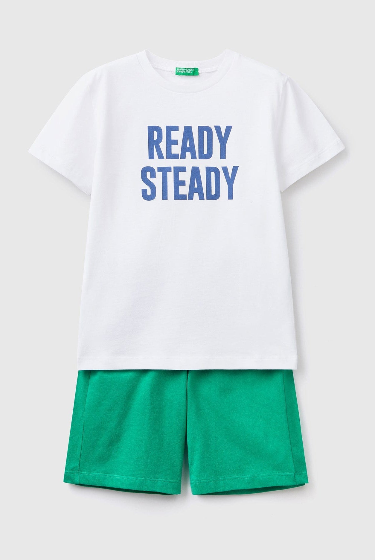 يونايتد كولورز اوف بينيتون طقم تي شيرت وبرمودا أطفالي