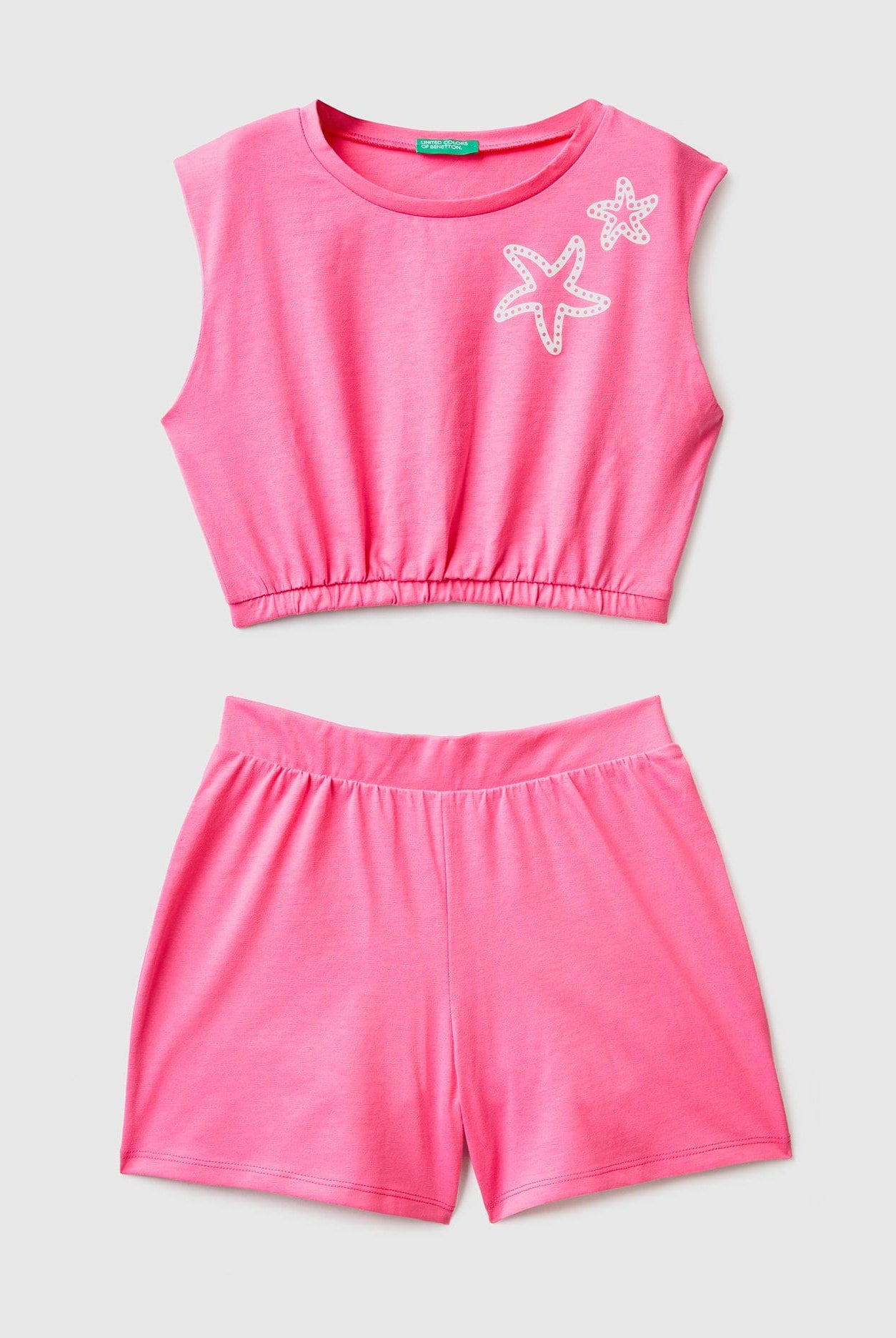 يونايتد كولورز اوف بينيتون طقم تي شيرت وشورت أطفالي