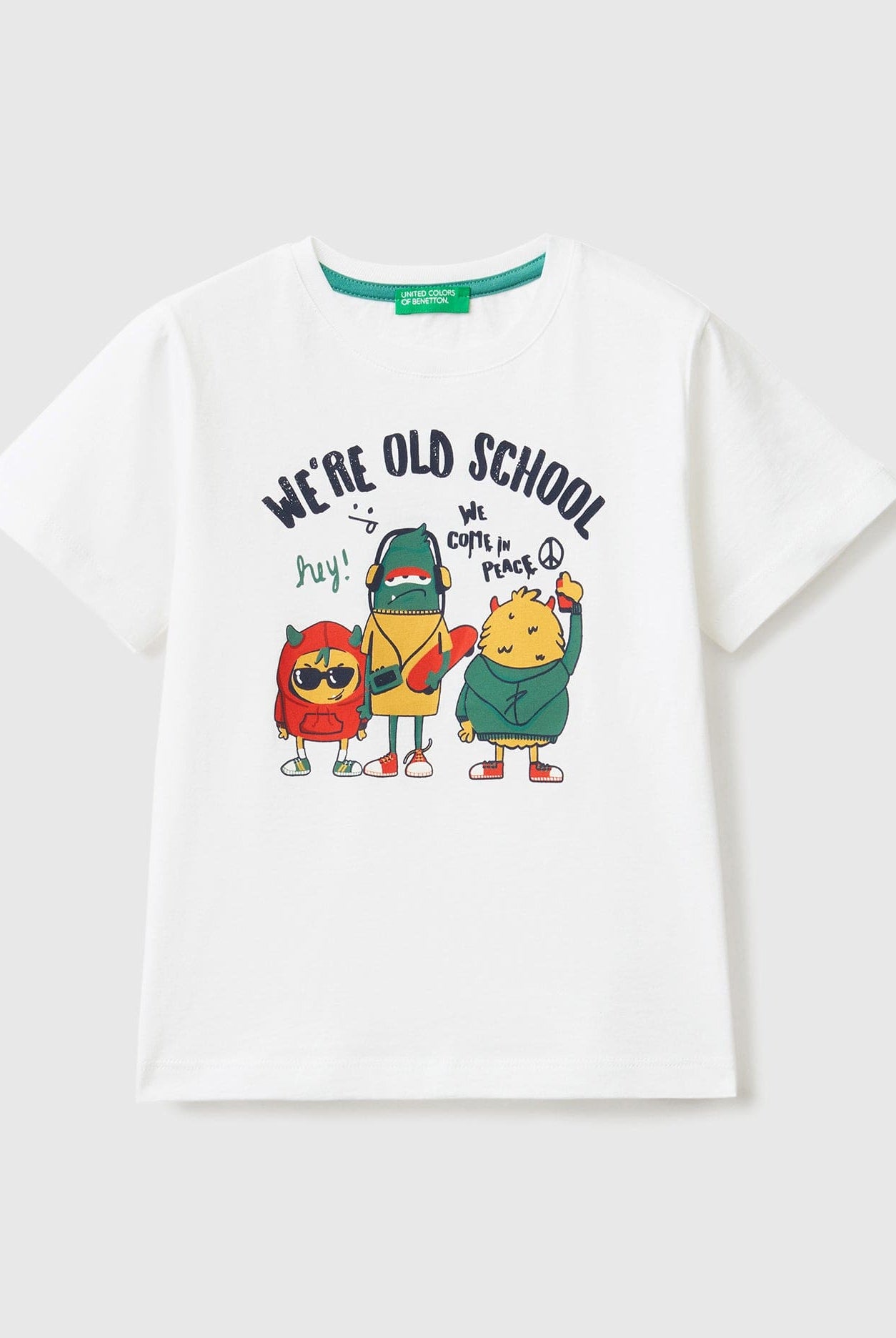 يونايتد كولورز اوف بينيتون تي شيرت ولادي بطبعة حيوان