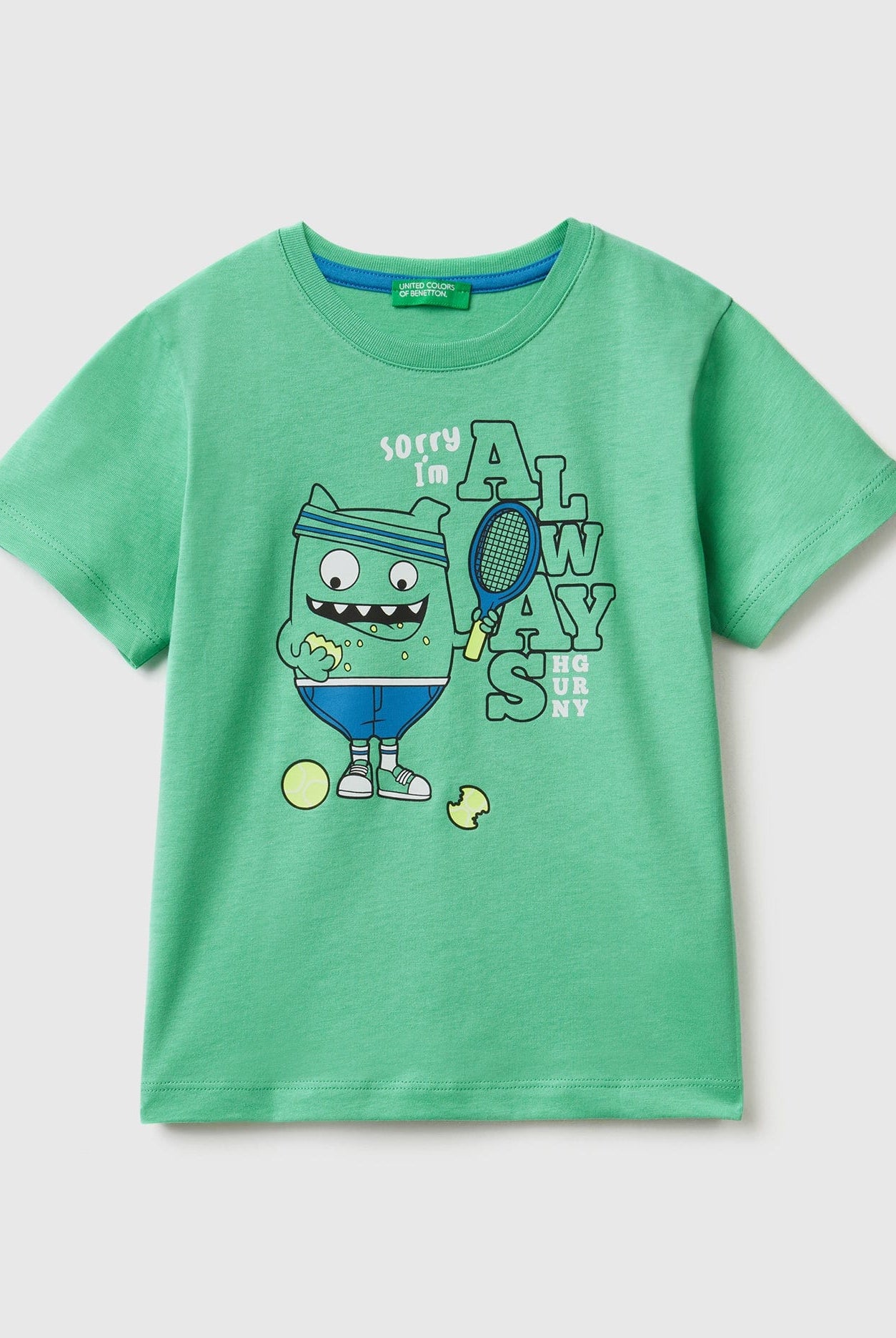 يونايتد كولورز اوف بينيتون تي شيرت ولادي بطبعة حيوان