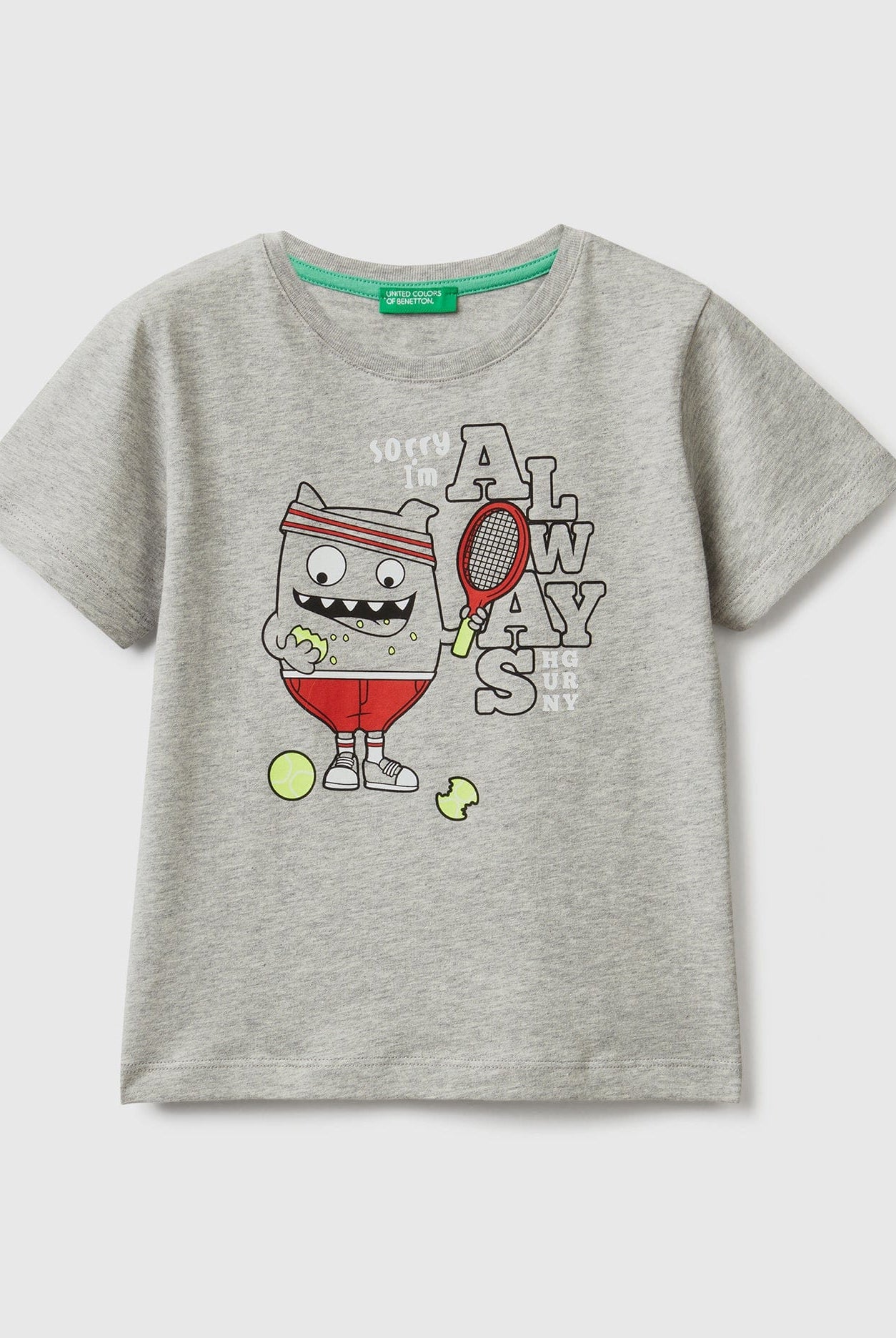 يونايتد كولورز اوف بينيتون تي شيرت ولادي بطبعة حيوان