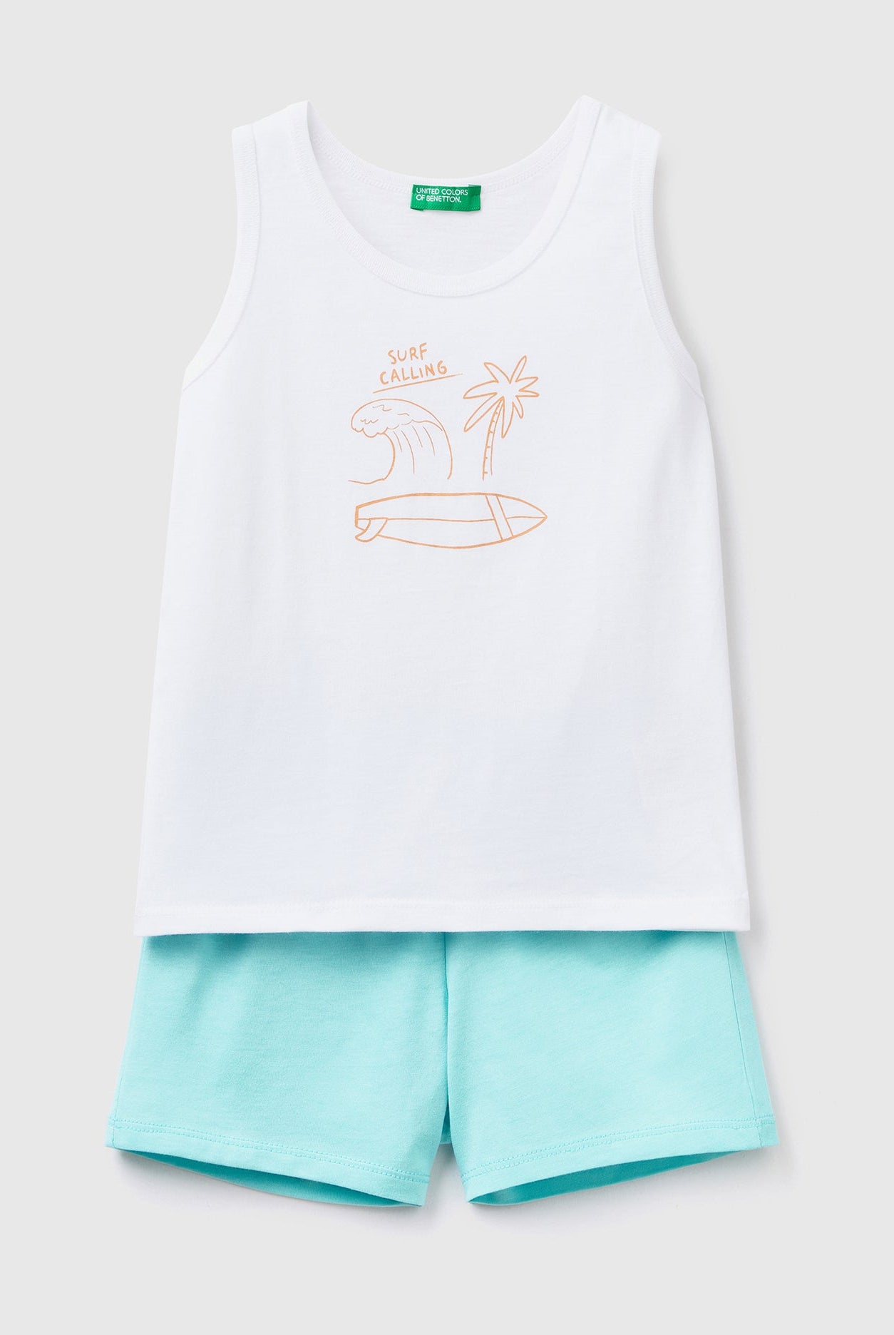 يونايتد كولورز اوف بينيتون طقم تانك توب وشورت أطفالي
