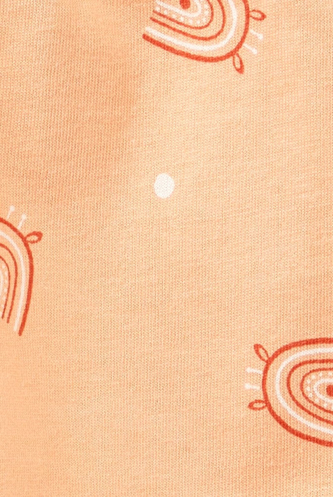 يونايتد كولورز اوف بينيتون شورت رضع مطبوع من القطن الخالص به رباط