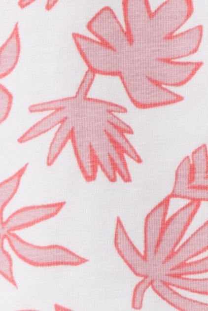 يونايتد كولورز اوف بينيتون بلوزة بأكمام فراشة للأطفال بطبعة استوائية