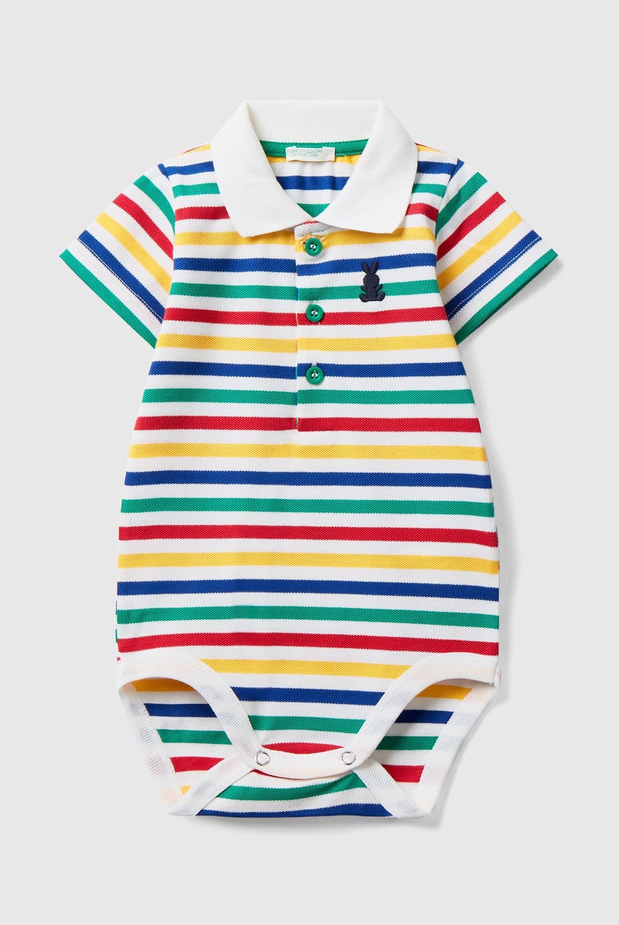 يونايتد كولورز اوف بينيتون سالوبيت أطفال ولادي بولو من القطن المطاطي