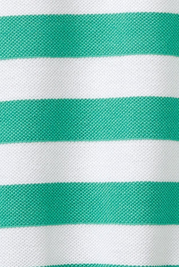 يونايتد كولورز اوف بينيتون قميص بولو مخطط بشعار بأزرار أمامية أطفالي