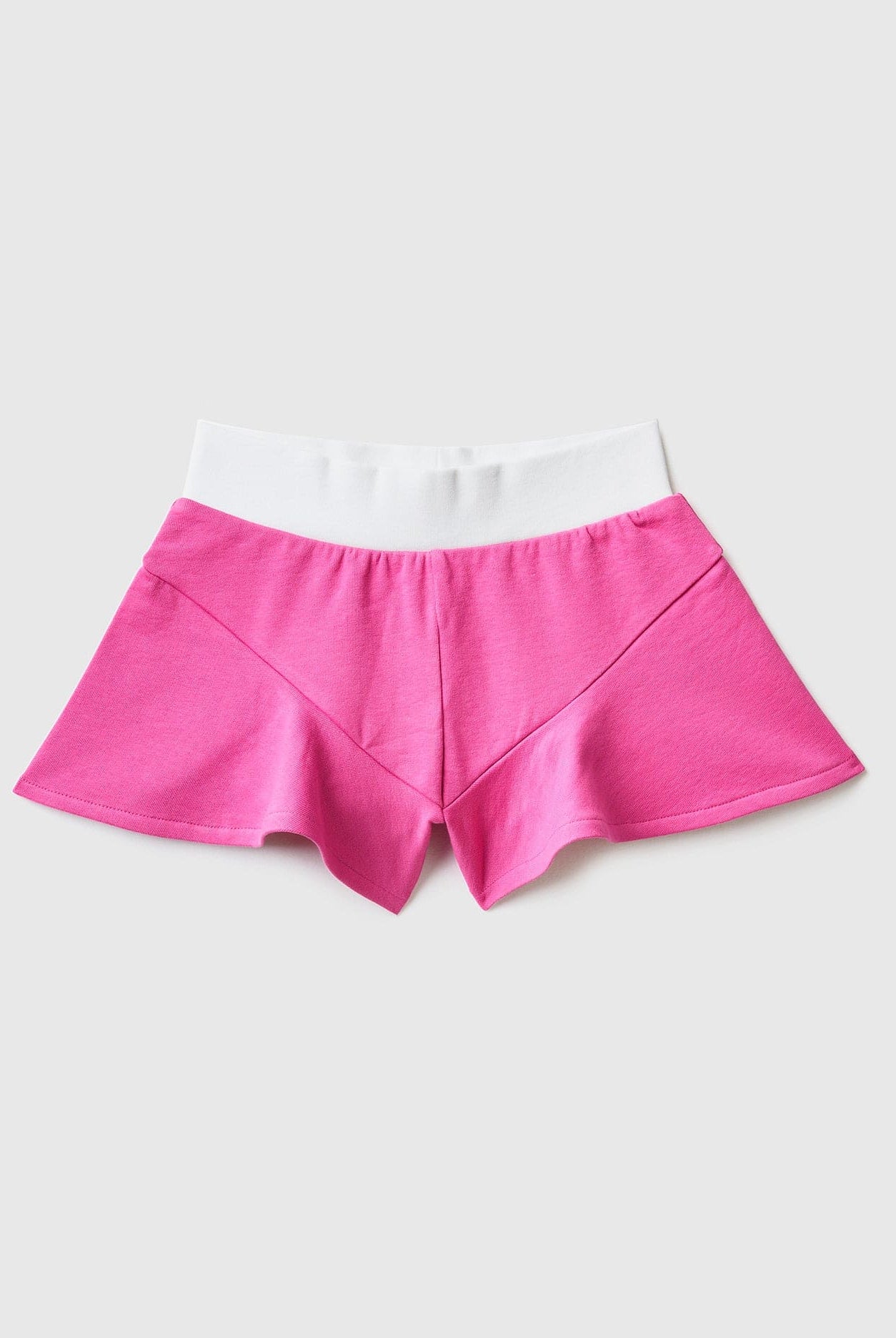 يونايتد كولورز اوف بينيتون شورت واسع بقطن مطاطي بناتي