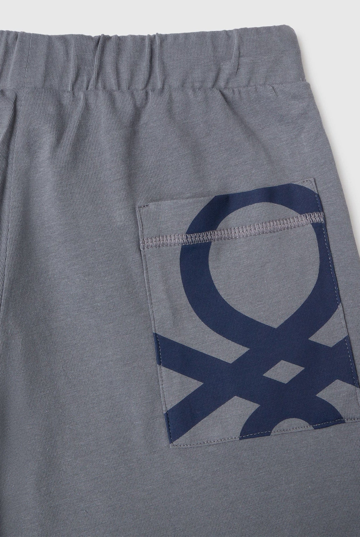 يونايتد كولورز اوف بينيتون شورت قطن 100% برباط أطفالي