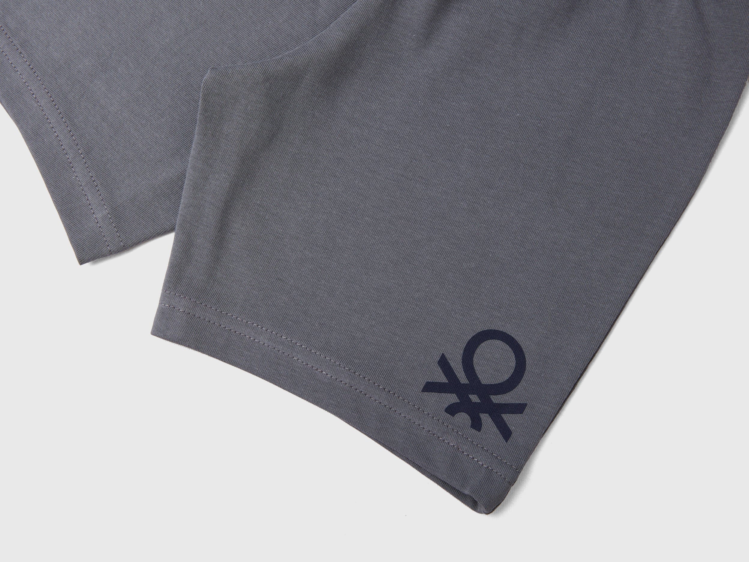 يونايتد كولورز اوف بينيتون برمودا جيرسي سادة برباط أطفالي