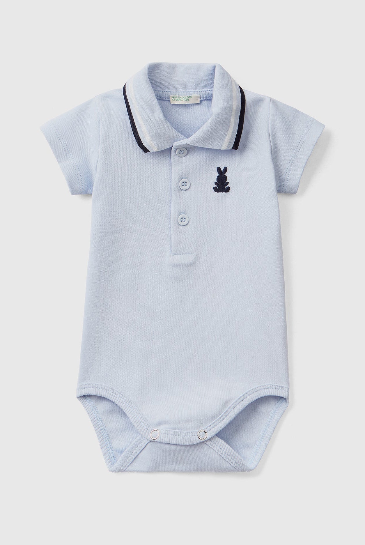 يونايتد كولورز اوف بينيتون سالوبيت بولو من القطن العضوي رضع