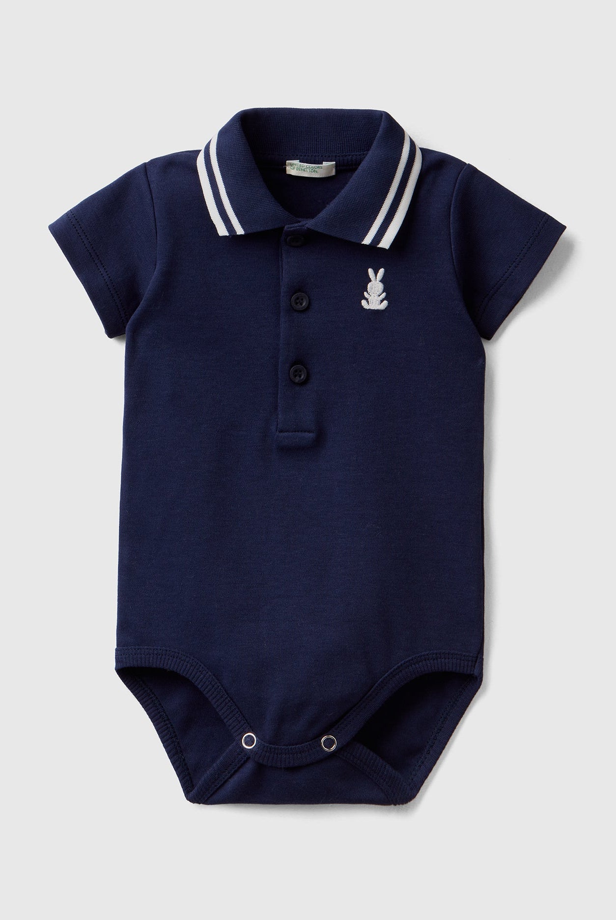 يونايتد كولورز اوف بينيتون سالوبيت بولو من القطن العضوي رضع