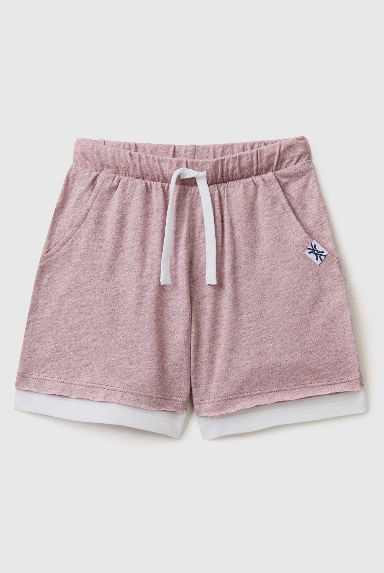 يونايتد كولورز اوف بينيتون شورت اطفالي قطن مارل مع رباط عالخصر