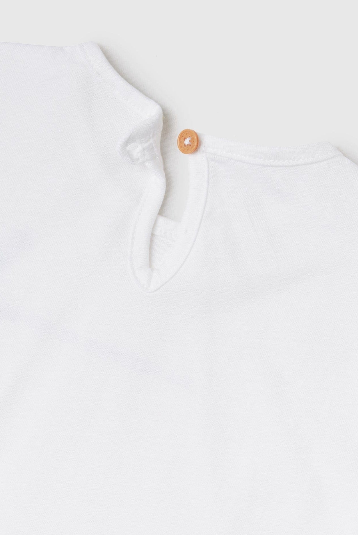 يونايتد كولورز اوف بينيتون تيشيرت من القطن العضوي بطبعة رضع أطفال