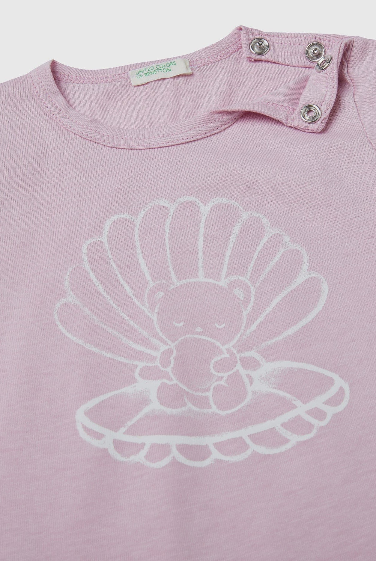 يونايتد كولورز اوف بينيتون تي شيرت قطن أطفال بطبعة سيارة