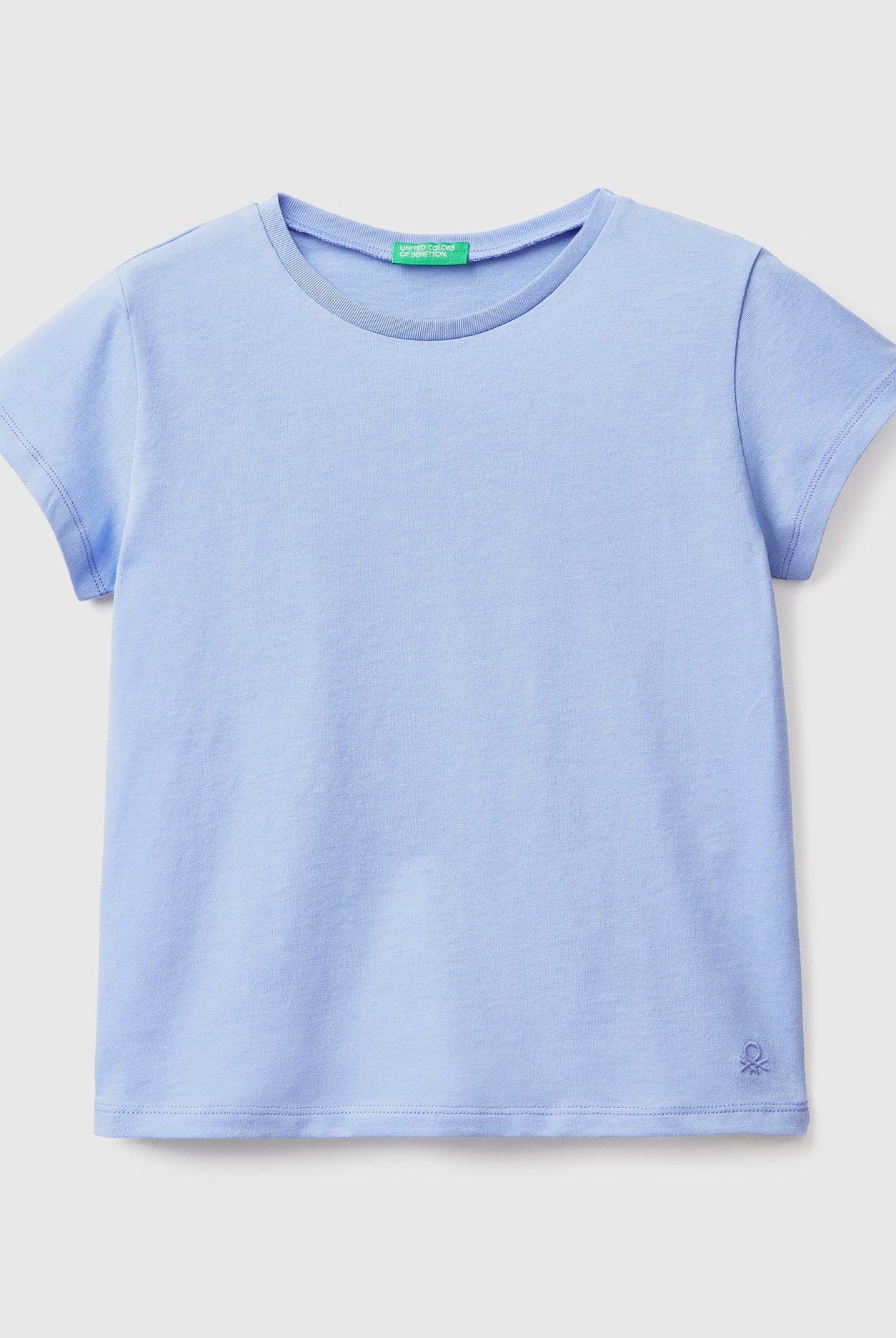 يونايتد كولورز اوف بينيتون تيشيرت قطن سادة نص كم أطفالي