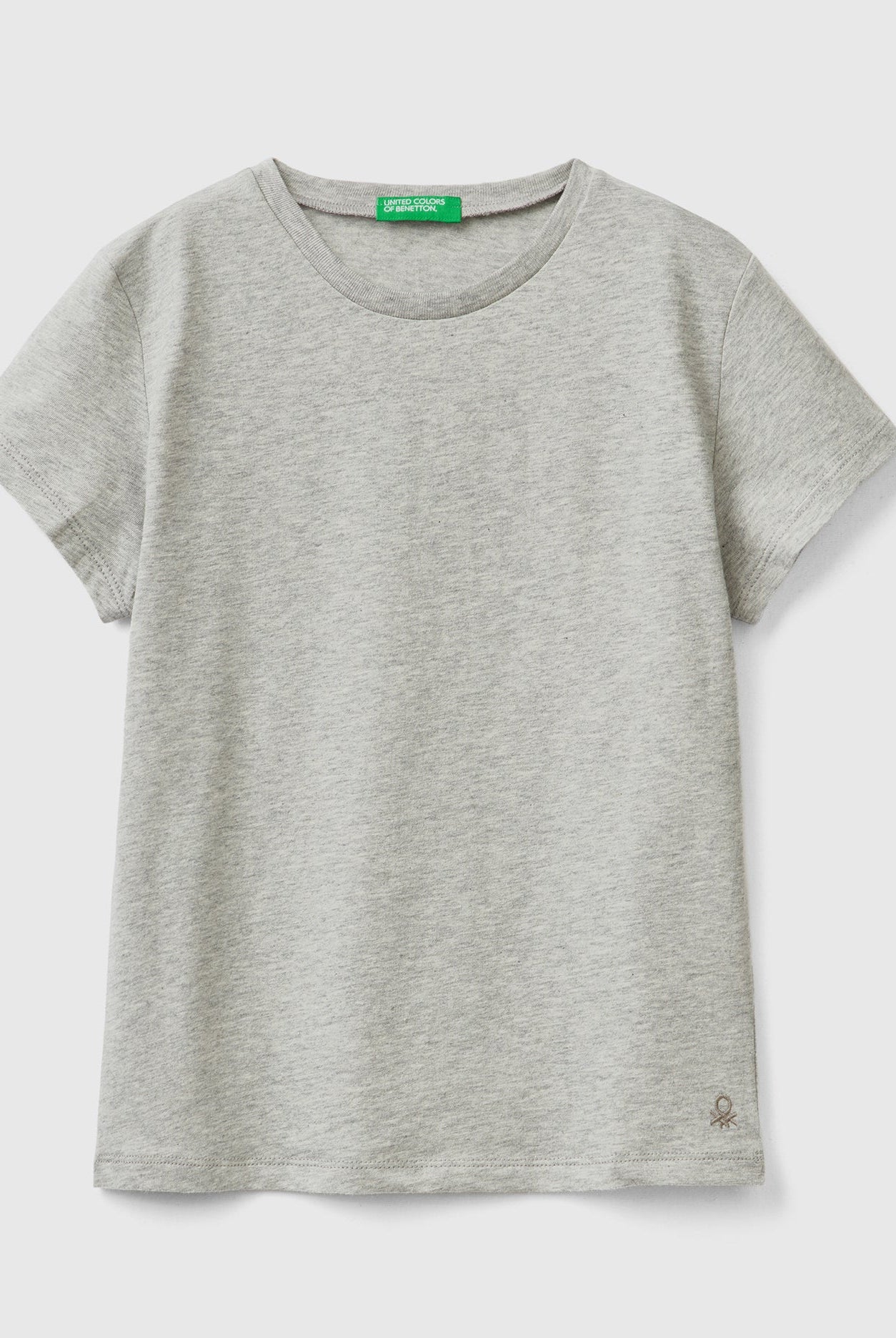 يونايتد كولورز اوف بينيتون تيشيرت قطن سادة نص كم أطفالي