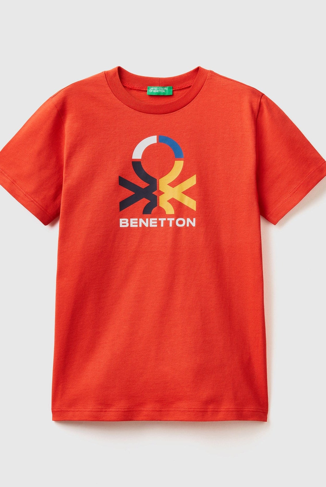 يونايتد كولورز اوف بينيتون تيشيرت قطن عضوي 100% أطفالي