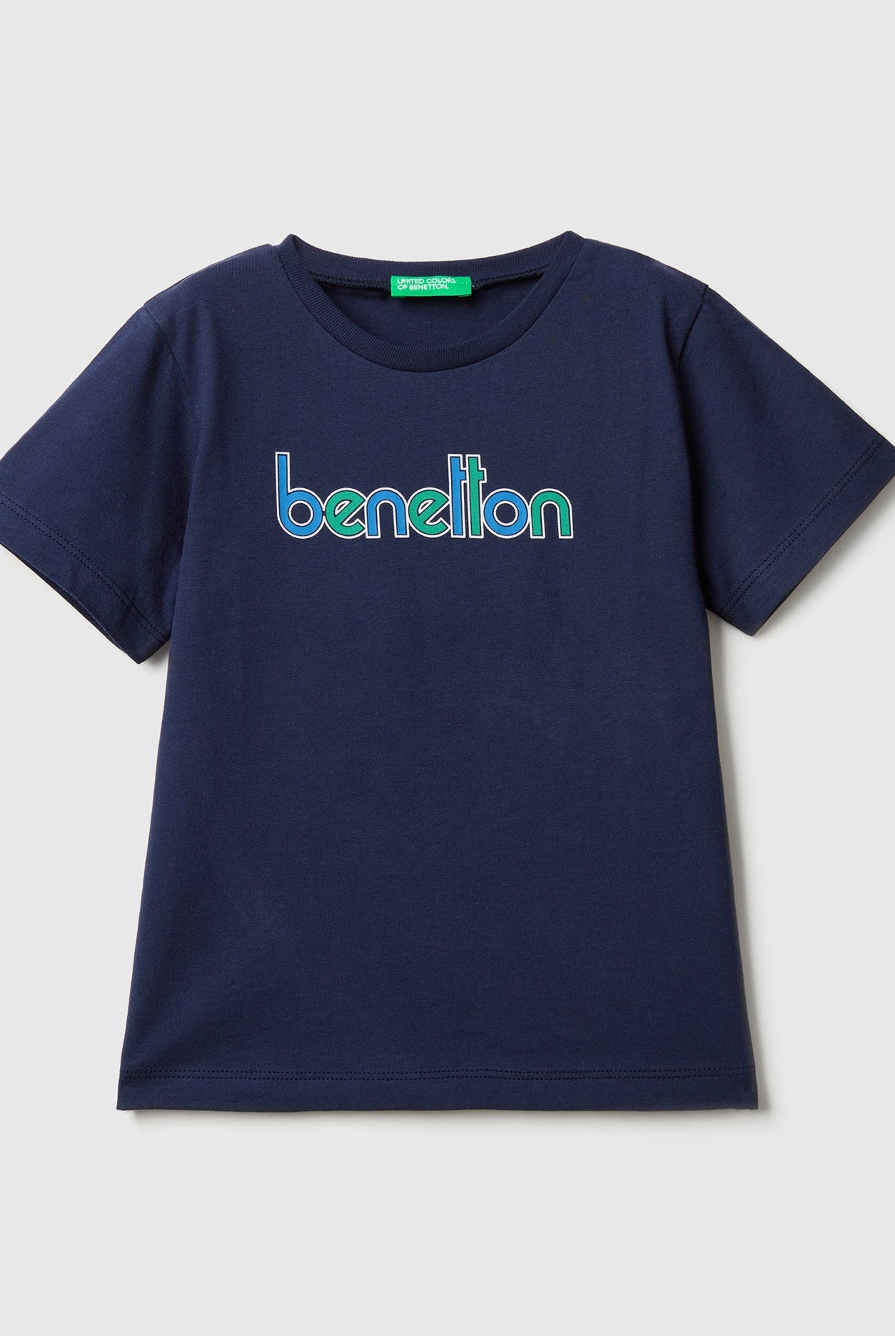 يونايتد كولورز اوف بينيتون تيشيرت بطباعة من القطن العضوي 100% أطفالي
