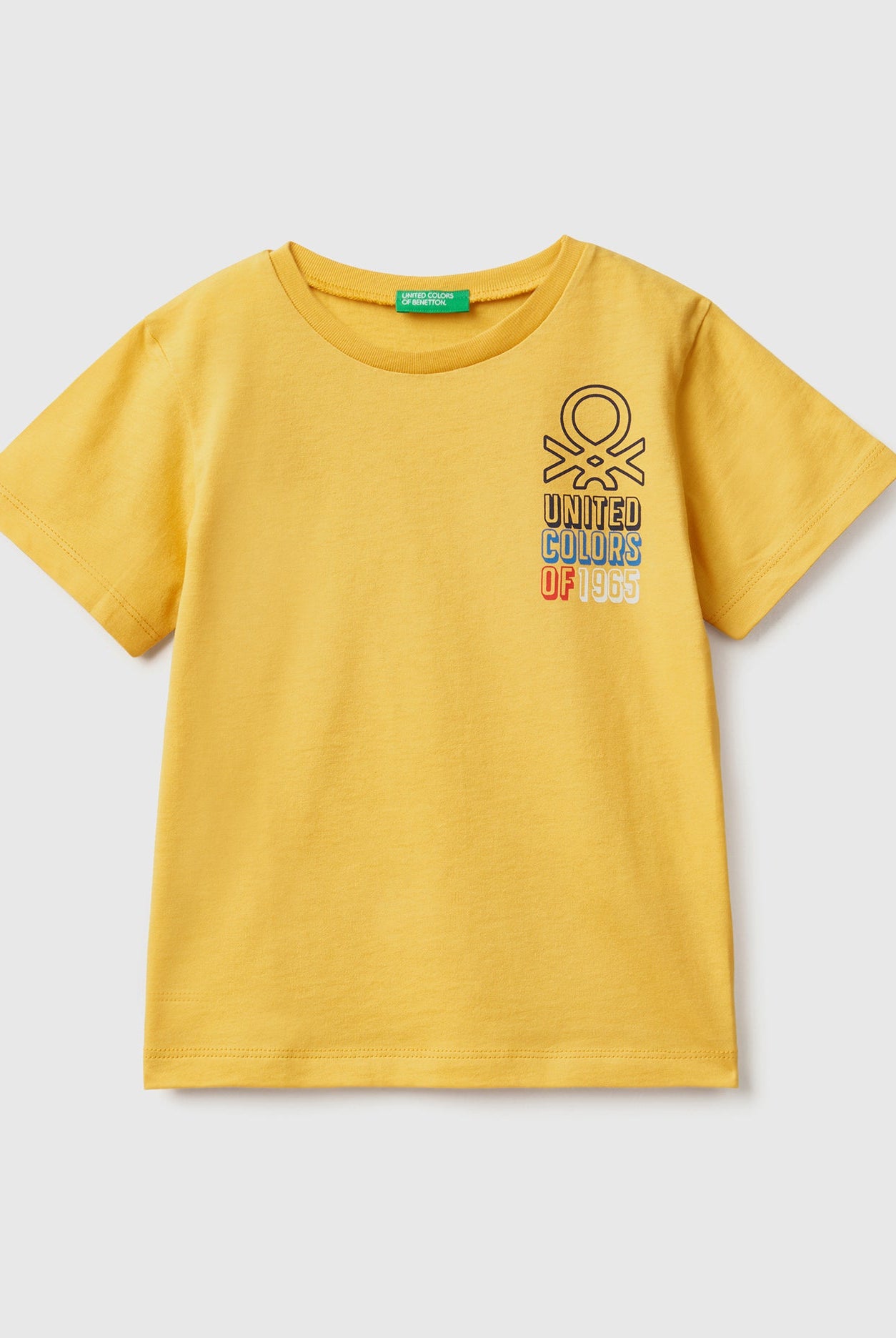 يونايتد كولورز اوف بينيتون تيشيرت بطباعة من القطن العضوي 100% أطفالي