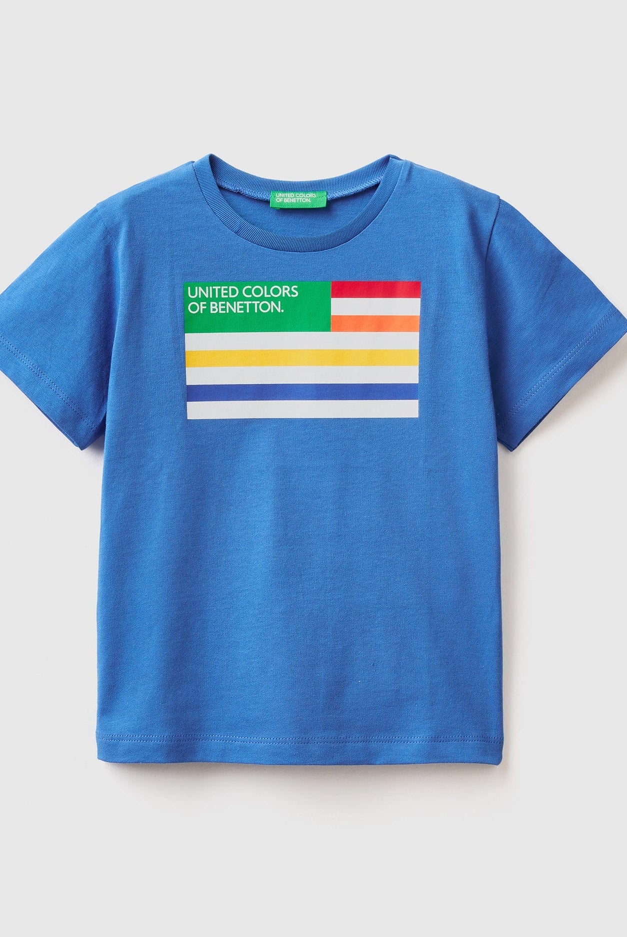 يونايتد كولورز اوف بينيتون تيشيرت بطباعة من القطن العضوي 100% أطفالي