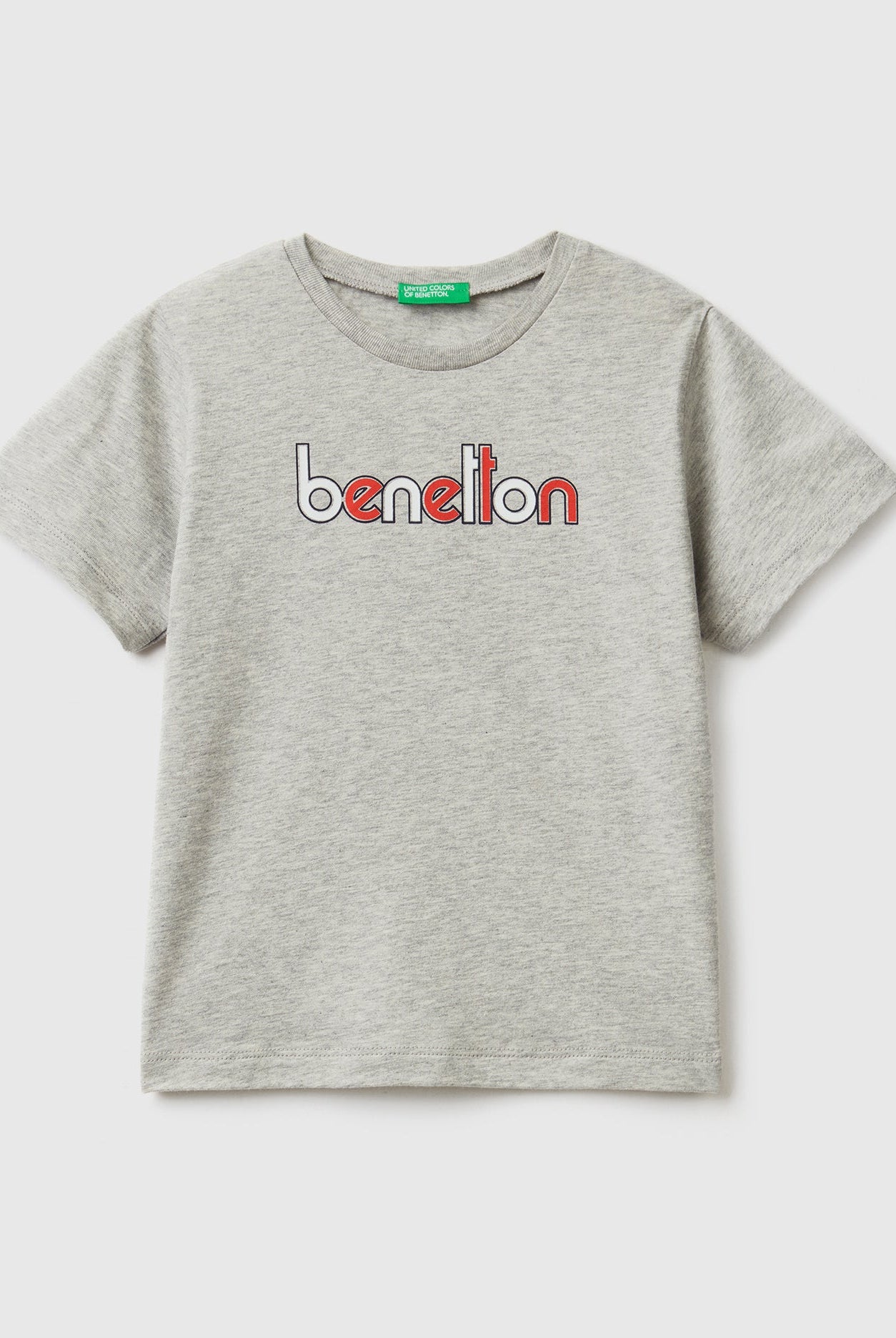 يونايتد كولورز اوف بينيتون تيشيرت بطباعة من القطن العضوي 100% أطفالي