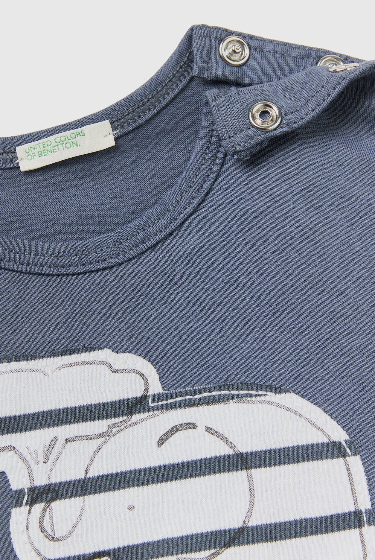 يونايتد كولورز اوف بينيتون تي شيرت وشورت من القطن الخالص رضع أطفال
