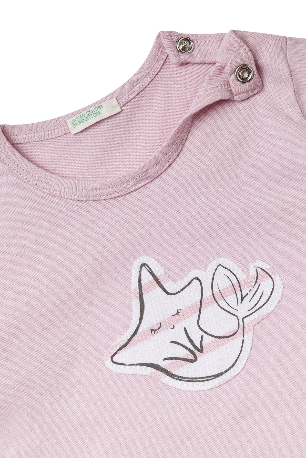 يونايتد كولورز اوف بينيتون تي شيرت وشورت من القطن الخالص رضع أطفال