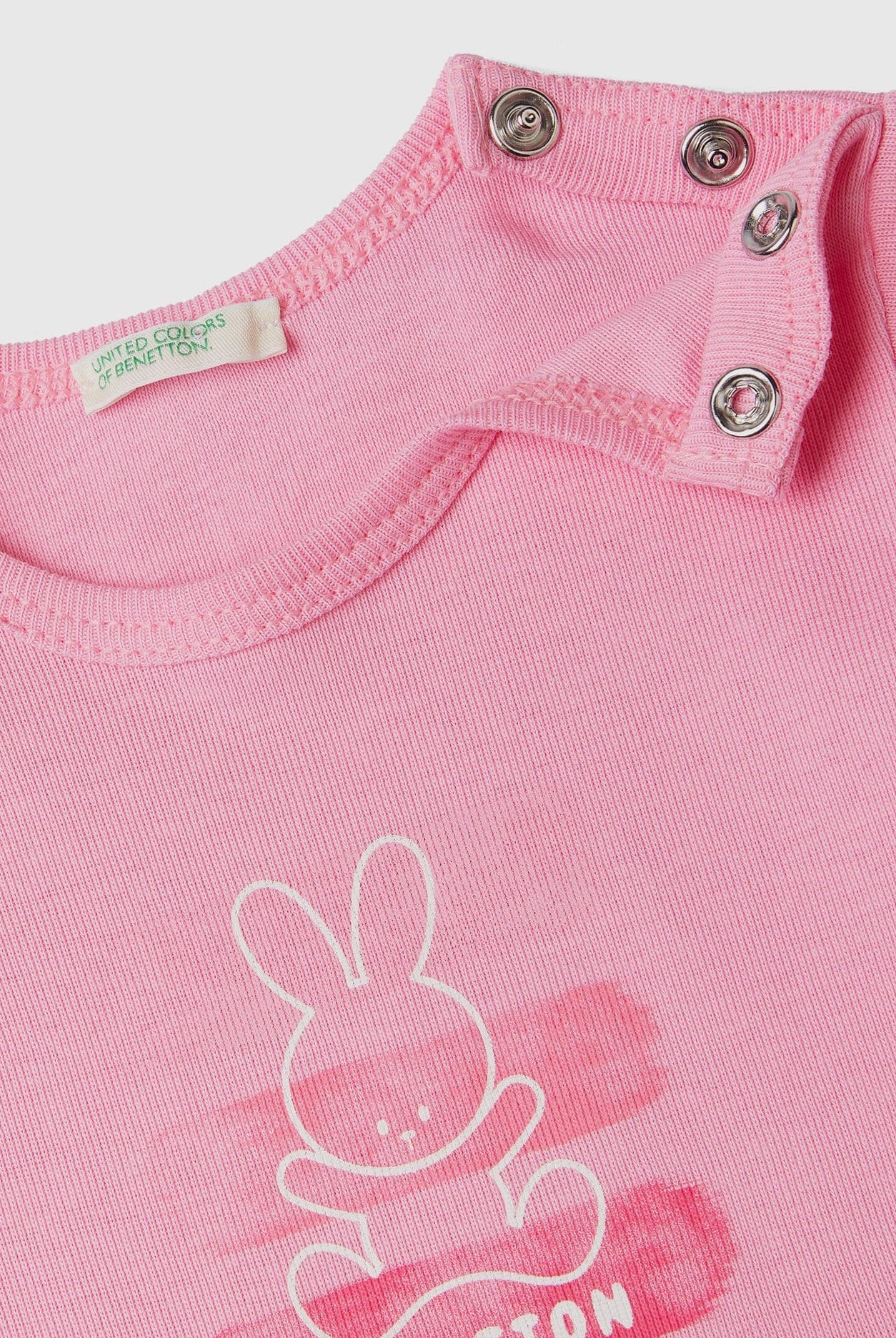 يونايتد كولورز اوف بينيتون تي شيرت من القطن العضوي 100% رضع أطفالي