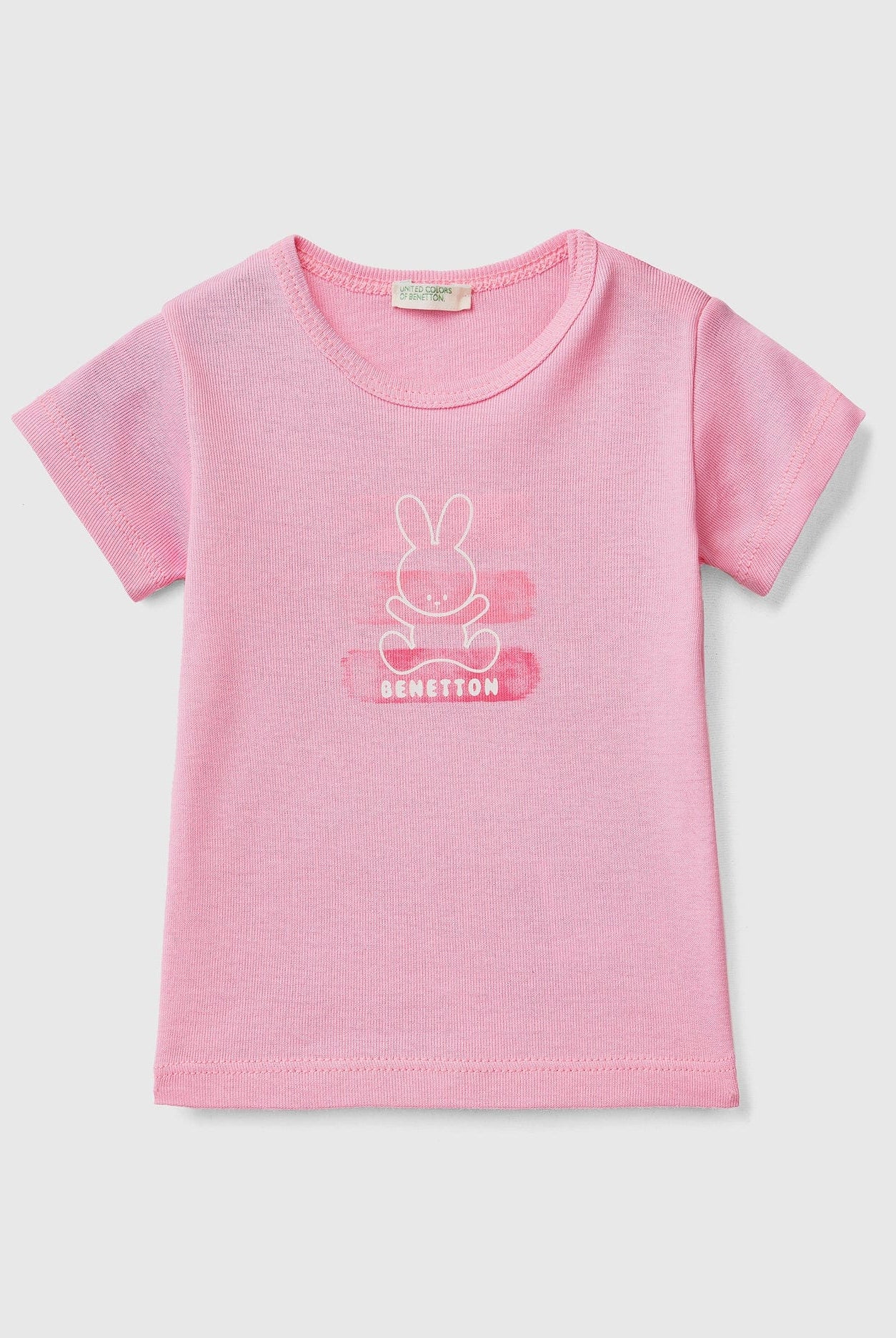 يونايتد كولورز اوف بينيتون تي شيرت من القطن العضوي 100% رضع أطفالي