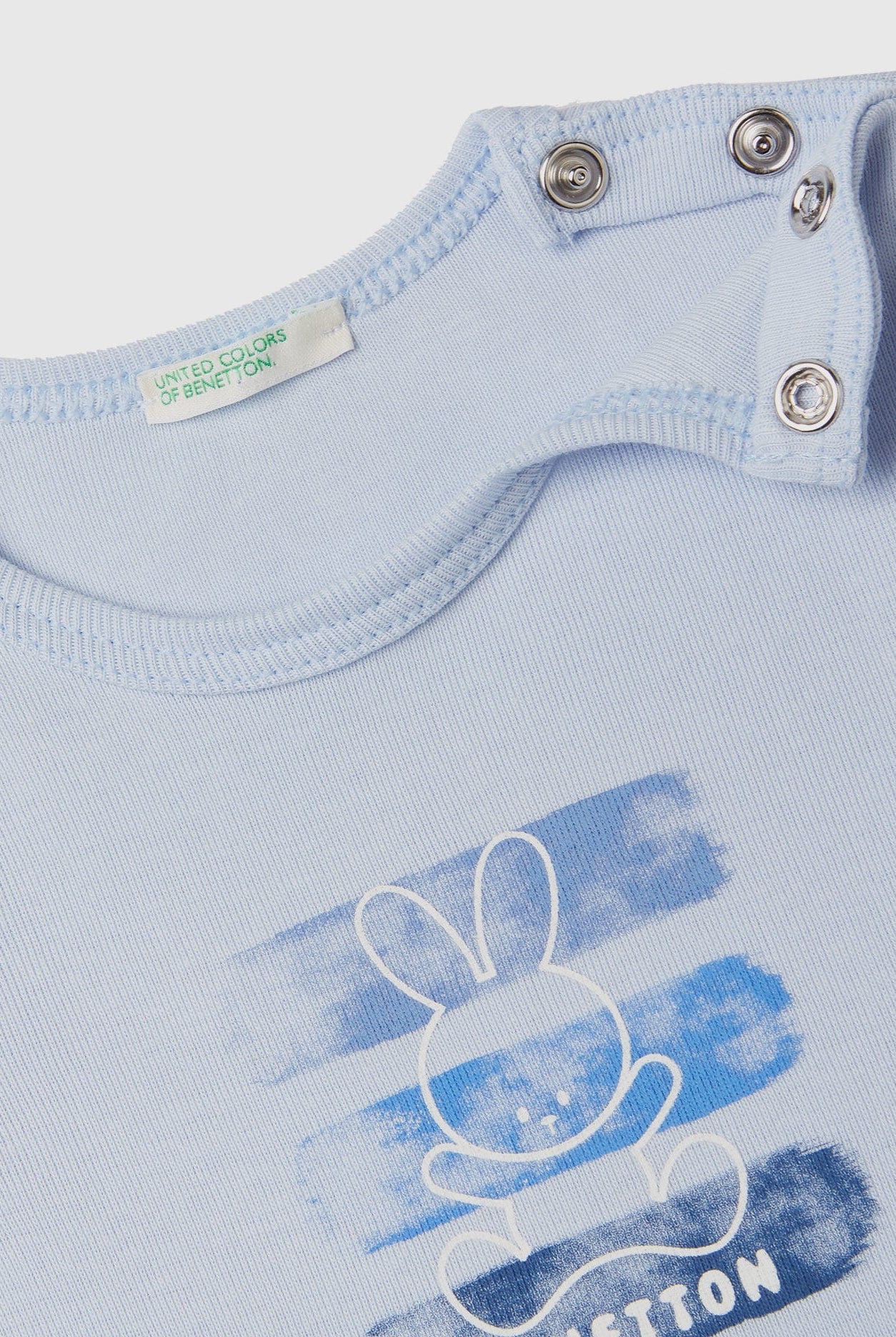 يونايتد كولورز اوف بينيتون تي شيرت من القطن العضوي 100% رضع أطفالي