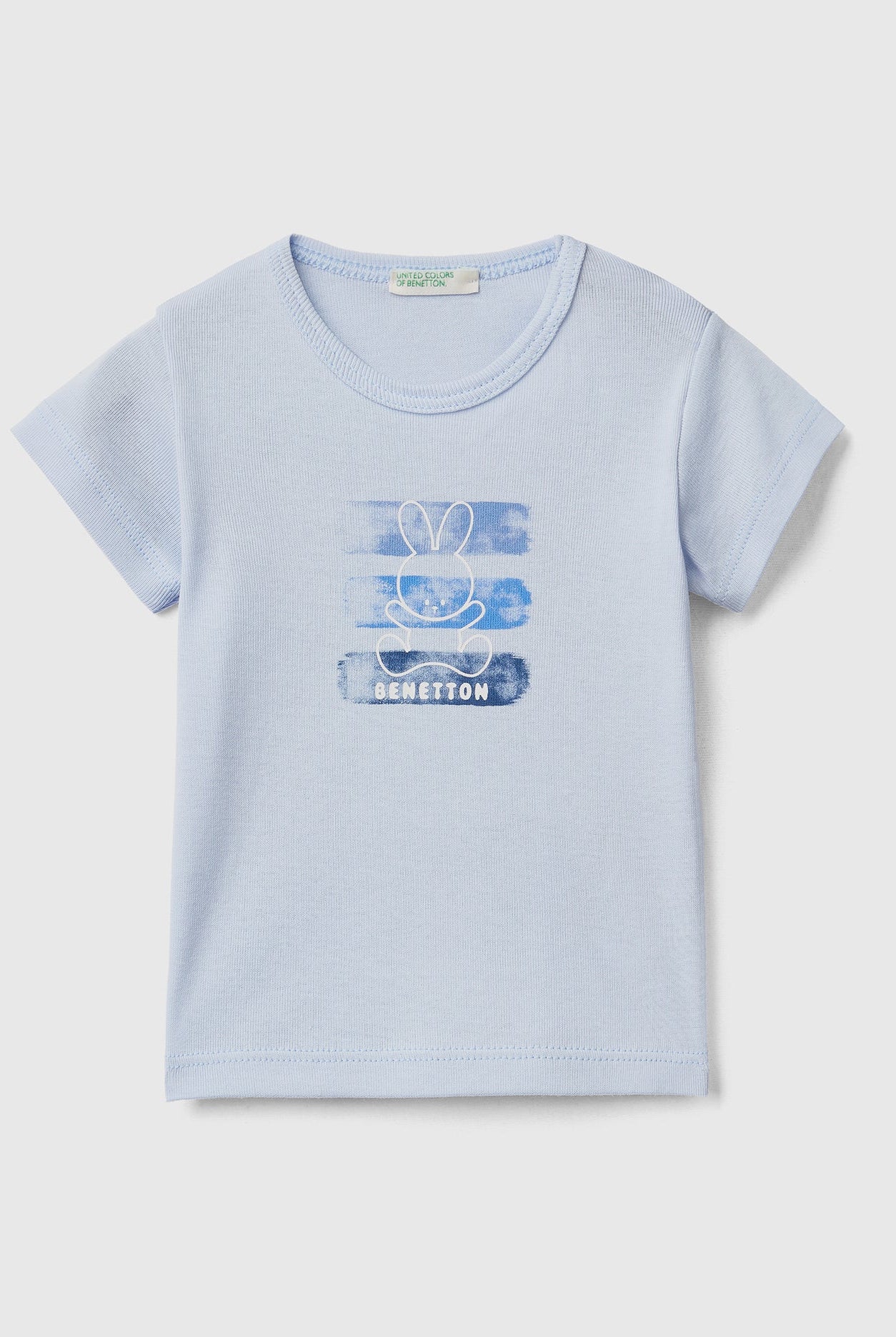 يونايتد كولورز اوف بينيتون تي شيرت من القطن العضوي 100% رضع أطفالي