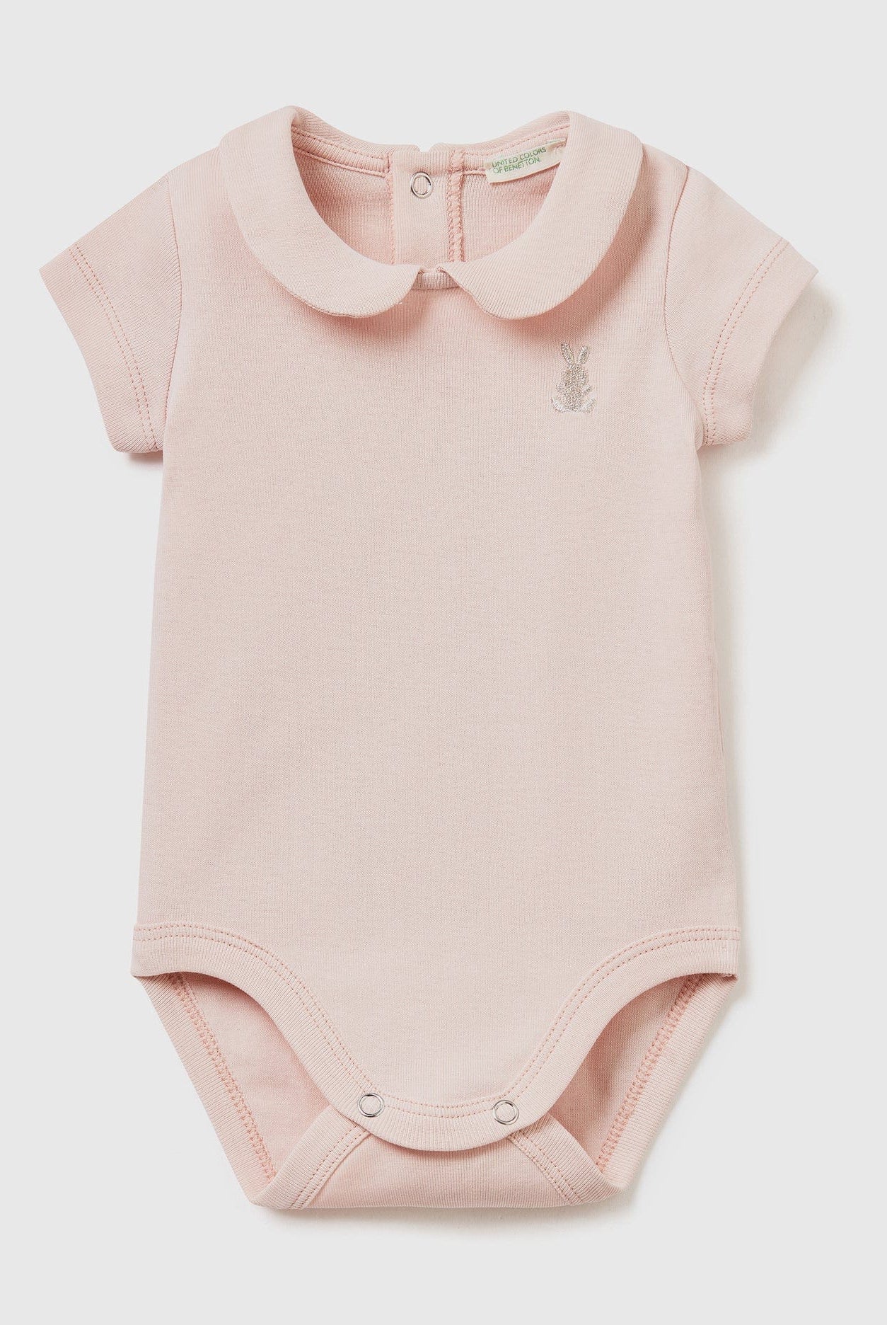 يونايتد كولورز اوف بينيتون بذلة بيبي بياقة من القطن العضوي
