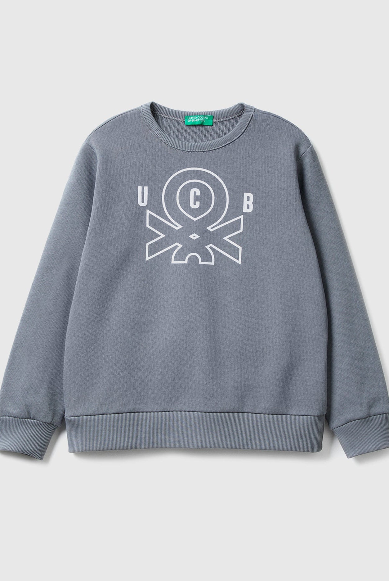 يونايتد كولورز اوف بينيتون سويت شيرت بطبعة شعار أطفالي